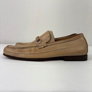Rockport Mens Classic Horsebit Tan Leather‎ Slip On Loafer Shoes APM 1180D 10.5